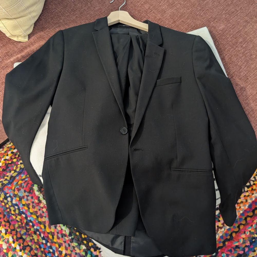 Classic Black Men's Black Suit by H&M
